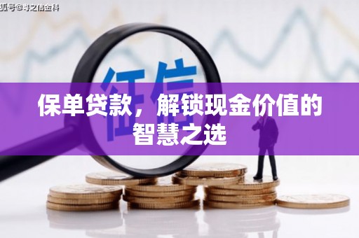 北海新区保单贷款，解锁现金价值的智慧之选