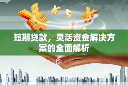 北海新区短期贷款，灵活资金解决方案的全面解析
