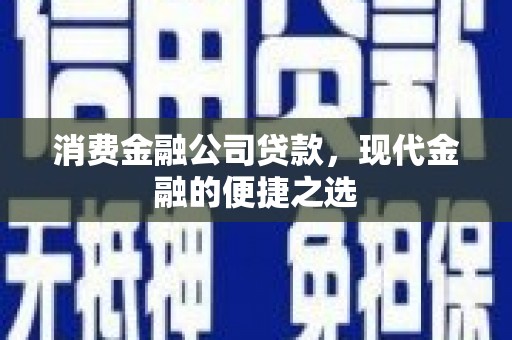 北海新区消费金融公司贷款，现代金融的便捷之选