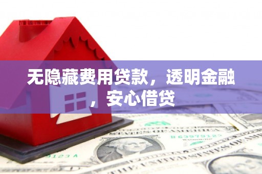 北海新区无隐藏费用贷款，透明金融，安心借贷