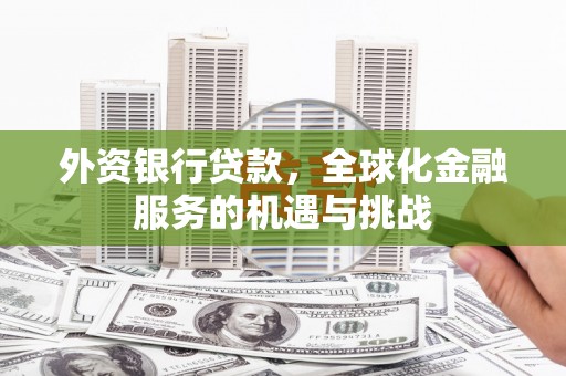 北海新区外资银行贷款，全球化金融服务的机遇与挑战