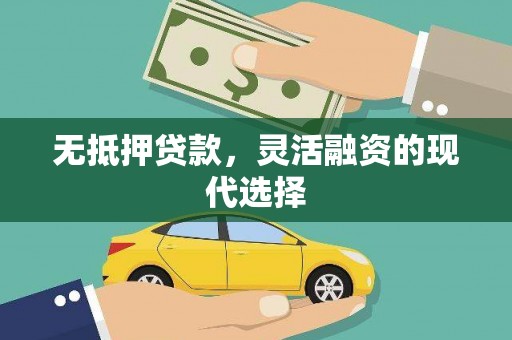 北海新区无抵押贷款，灵活融资的现代选择