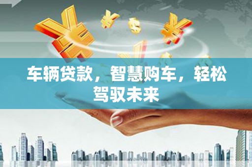 北海新区车辆贷款，智慧购车，轻松驾驭未来