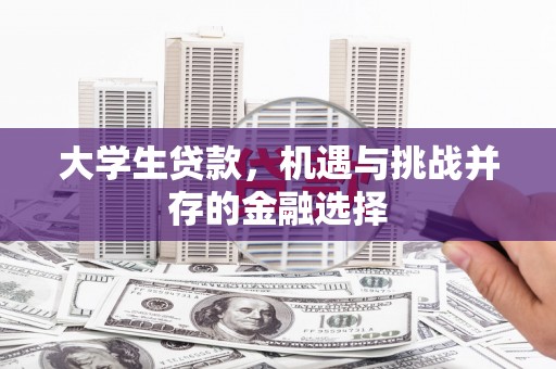 北海新区大学生贷款，机遇与挑战并存的金融选择