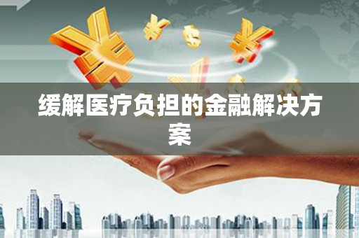 北海新区缓解医疗负担的金融解决方案