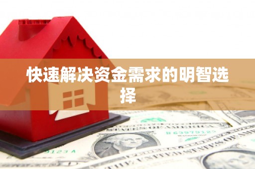 北海新区快速解决资金需求的明智选择