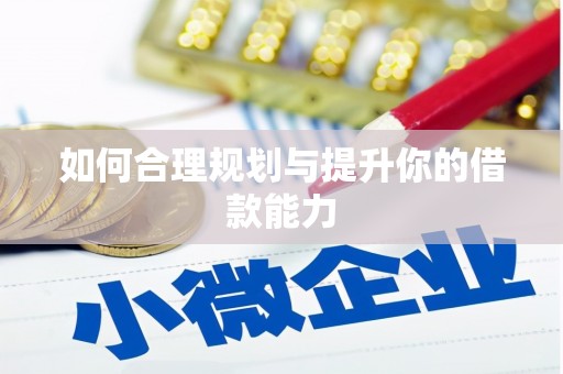 北海新区如何合理规划与提升你的借款能力