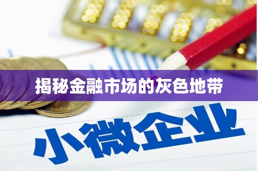 北海新区揭秘金融市场的灰色地带